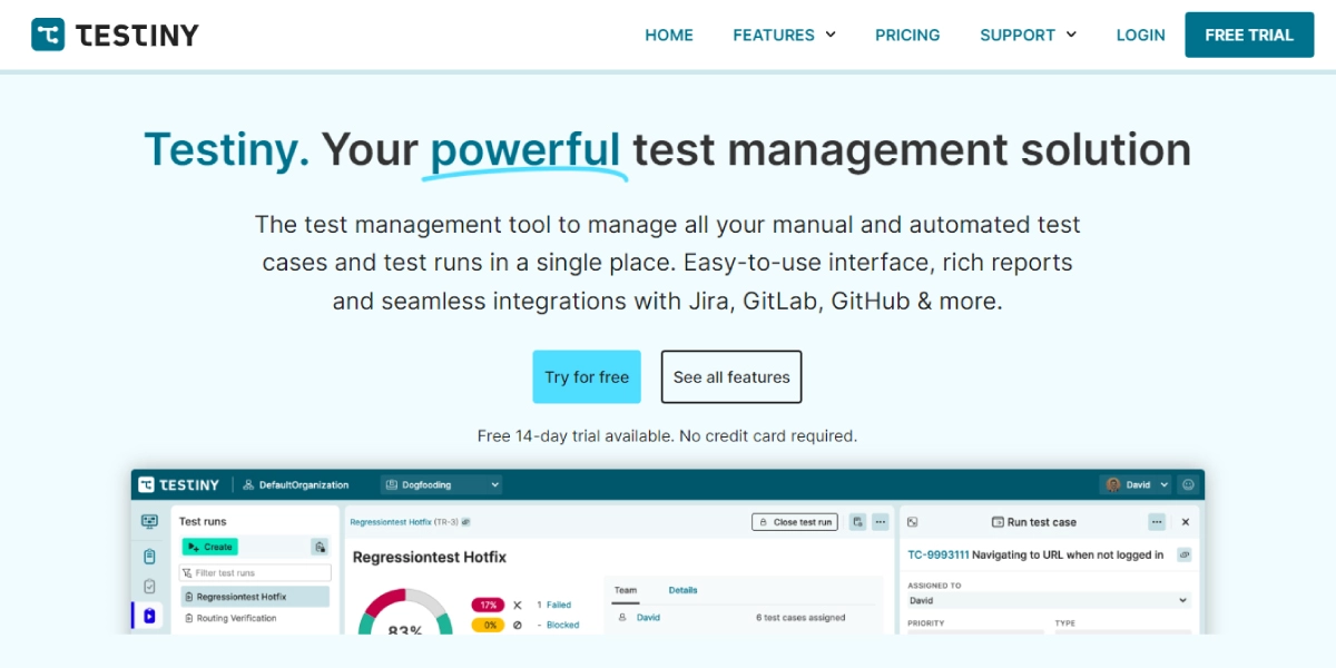 free test management tools