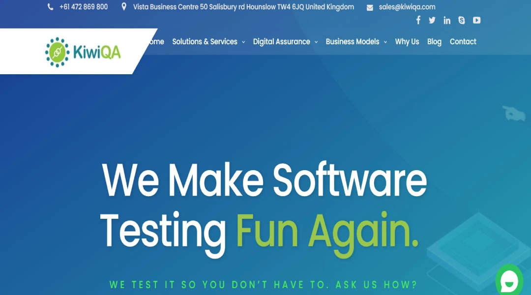 Top 11 Insurance App & Software Testing Companies in the UK (2026 Edition) 2 KiwiQA UK
